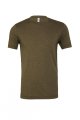 Heren T-shirt Bella Triblend Crew Neck 3413 Olive